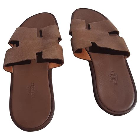 chanclas hermes hombre|sandalias Hermes hombre.